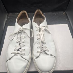 Club Monaco White Leather Sneakers